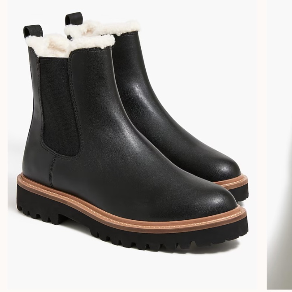 J.Crew Lug-Sole Chelsea Boots – Never Worn